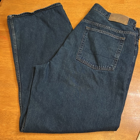 Nautica Mens 38W x 32L Blue Jean Denim Relaxed Fit Pants - Picture 1 of 17